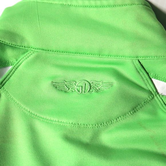 STRAIGHT DOWN Women's Medium Green Swing Jacket SCIOTO Golf Club - Picture 6 of 6